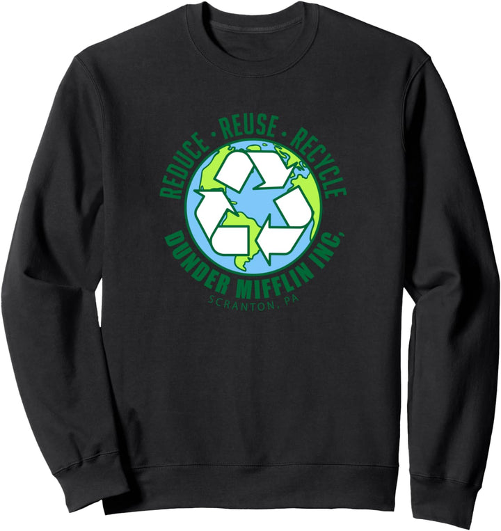 The Office Reduzieren Sie die Wiederverwendung Recycling Sweatshirt