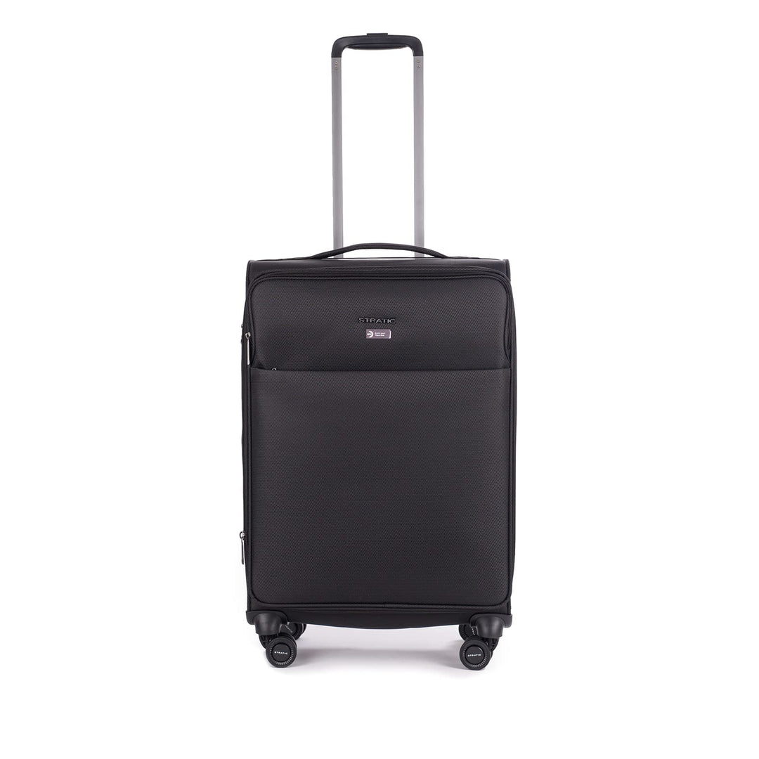 Stratic Light + Koffer Weichschale Reisekoffer Trolley Rollkoffer mittelgross, TSA Kofferschloss, 4