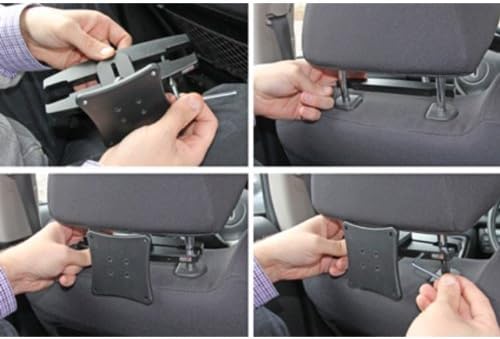 Brodit Fahrzeughalter | Kopfstützenhalterung 810771 | Made IN Sweden | für linkslenkende Fahrzeuge |