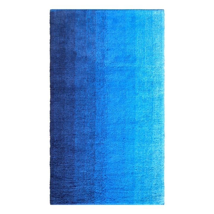 Dyckhoff Badteppich Colori, Blau, 55 x 65 cm, 100% Bio Baumwolle, GOTS 55 x 65 cm Blau, 55 x 65 cm B