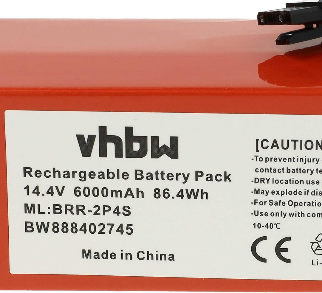 vhbw Akku kompatibel mit Xiaomi Roborock S5 MAX S5E52-00 Rubys-L, S5 MAX S5E02-00 Rubys-L Staubsauge