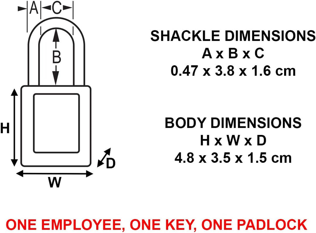 MASTER LOCK Thermoplastisches Sicherheitsvorhängeschloss [Verschiedenschliessender] [Grün] - S31GRN