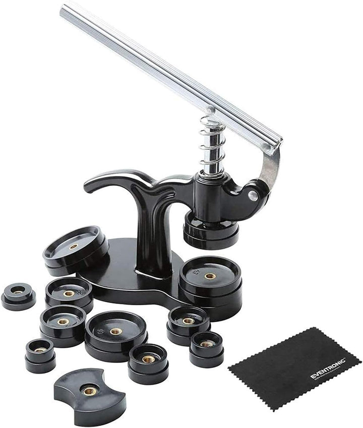 Eventronic Uhrenwerkzeug Set + Uhr Presse, Uhr Einpresswerkzeug, Uhrmacherwerkzeug Set, Uhrenwerkzeu