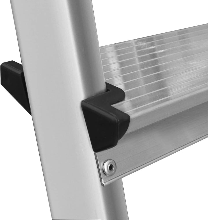 Aluleiter Home Doppelseitig 3 Stufen Tragkraft 125 kg Drabest, Ysilver