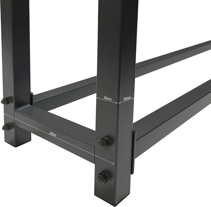 QUICK STAR Metall Kaminholzregal Anthrazit 113 x 25 x 115 cm Garten Kaminholzunterstand 0,5 m³ Stape