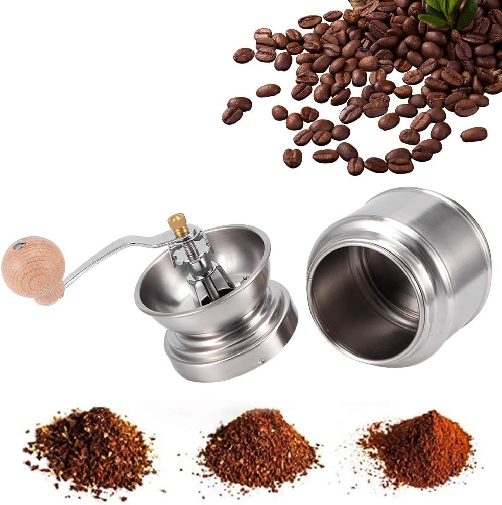 Manuelle Kaffeemühle Kaffeebohnenmühle Kaffee Kakao Pfeffermühle Spice Tragbare Mühle Kaffeebohnen N