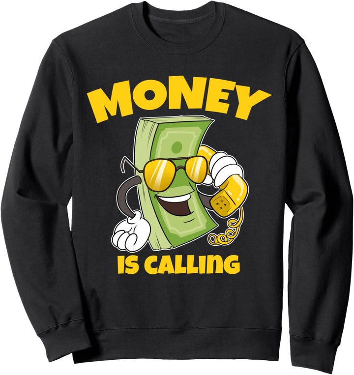 Lustiges Geld Währung Börse Cash Stock Market Sweatshirt