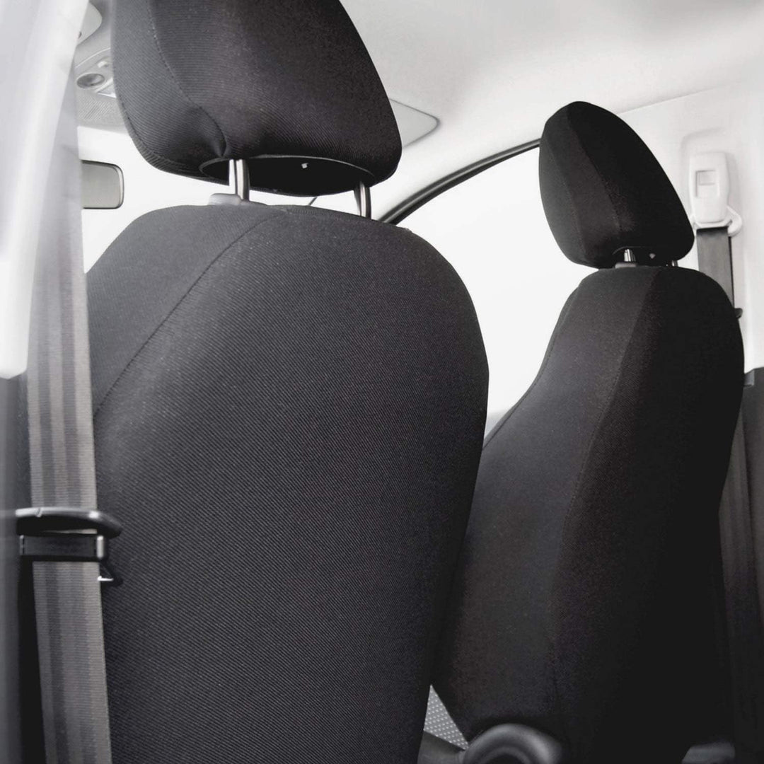 Saferide | Mass Autositzbezüge Grau PKW Komplettset 5-Sitze Sitzbezüge Sitzbezug Schonbezug Schonbez