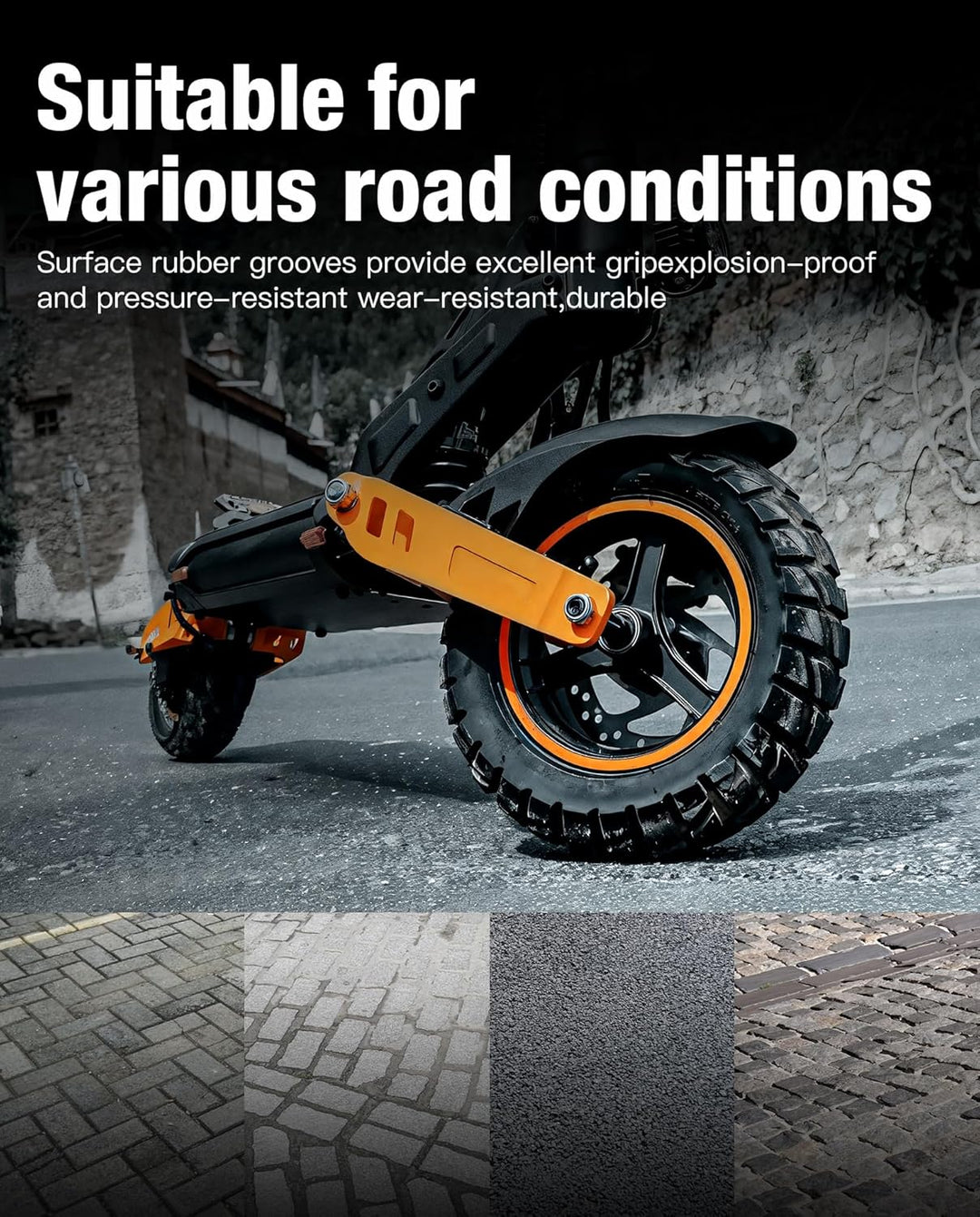 Reifen vorne und hinten, kompatibel mit KuKirin G2 Max G2 Master KickScooter 255 x 80 Vakuum Aussenr
