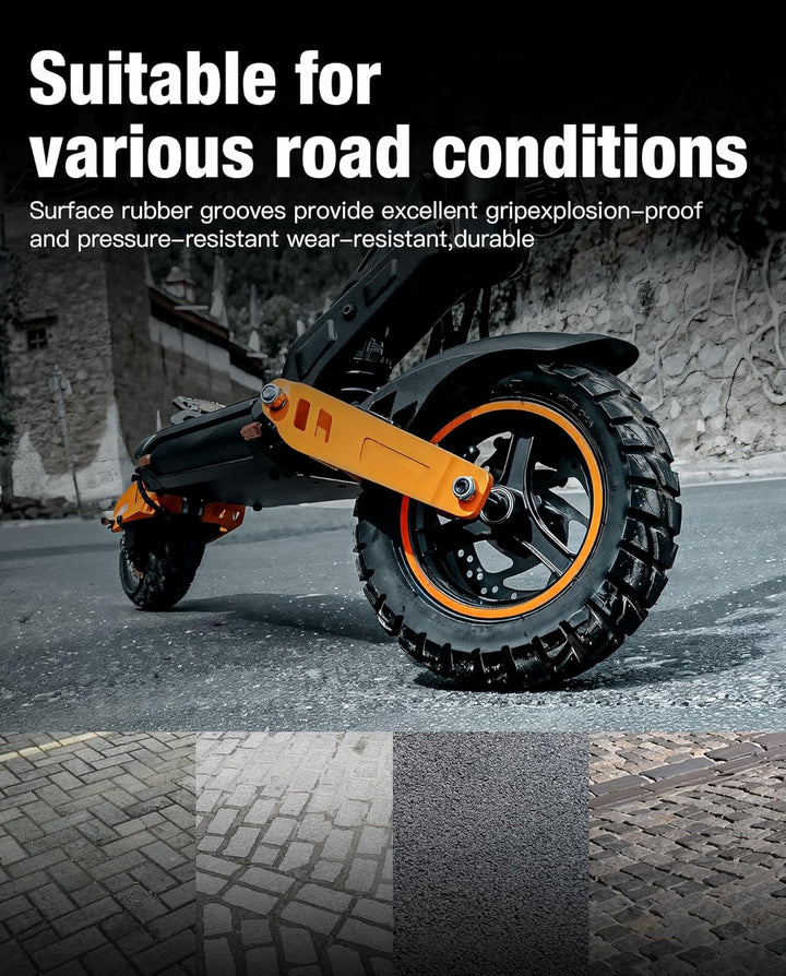 Reifen vorne und hinten, kompatibel mit KuKirin G2 Max G2 Master KickScooter 255 x 80 Vakuum Aussenr