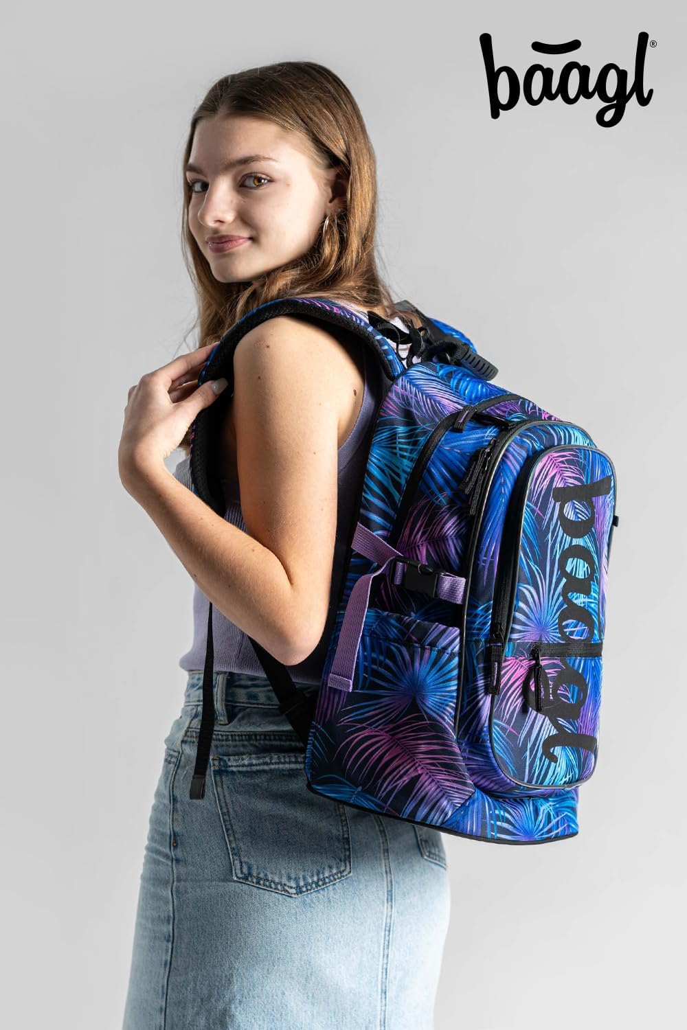 Baagl Schulrucksack Set Jungen Mädchen 3 Teilig, Schultasche für Grundschule Volksschule, Grundschul