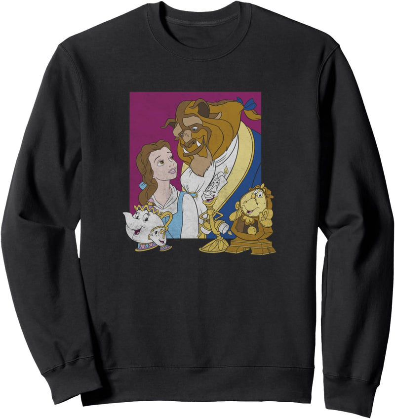 Disney Beauty And The Beast Group Shot Portrait Sweatshirt