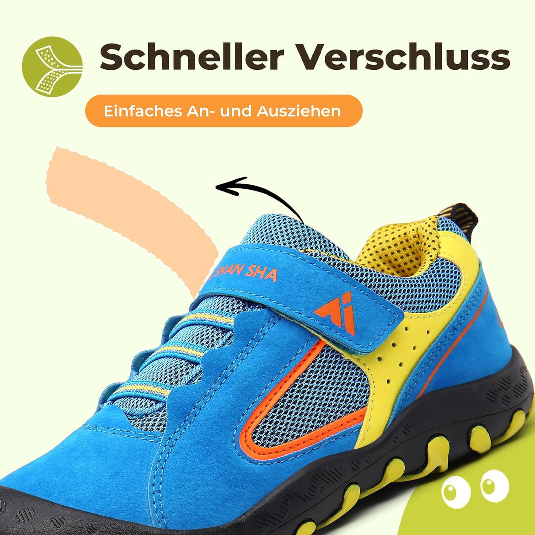 Mishansha Unisex-Kinder Turnschuhe Trekkingschuhe Mädchen Wanderschuhe Outdoor Sportschuhe 24-38 27