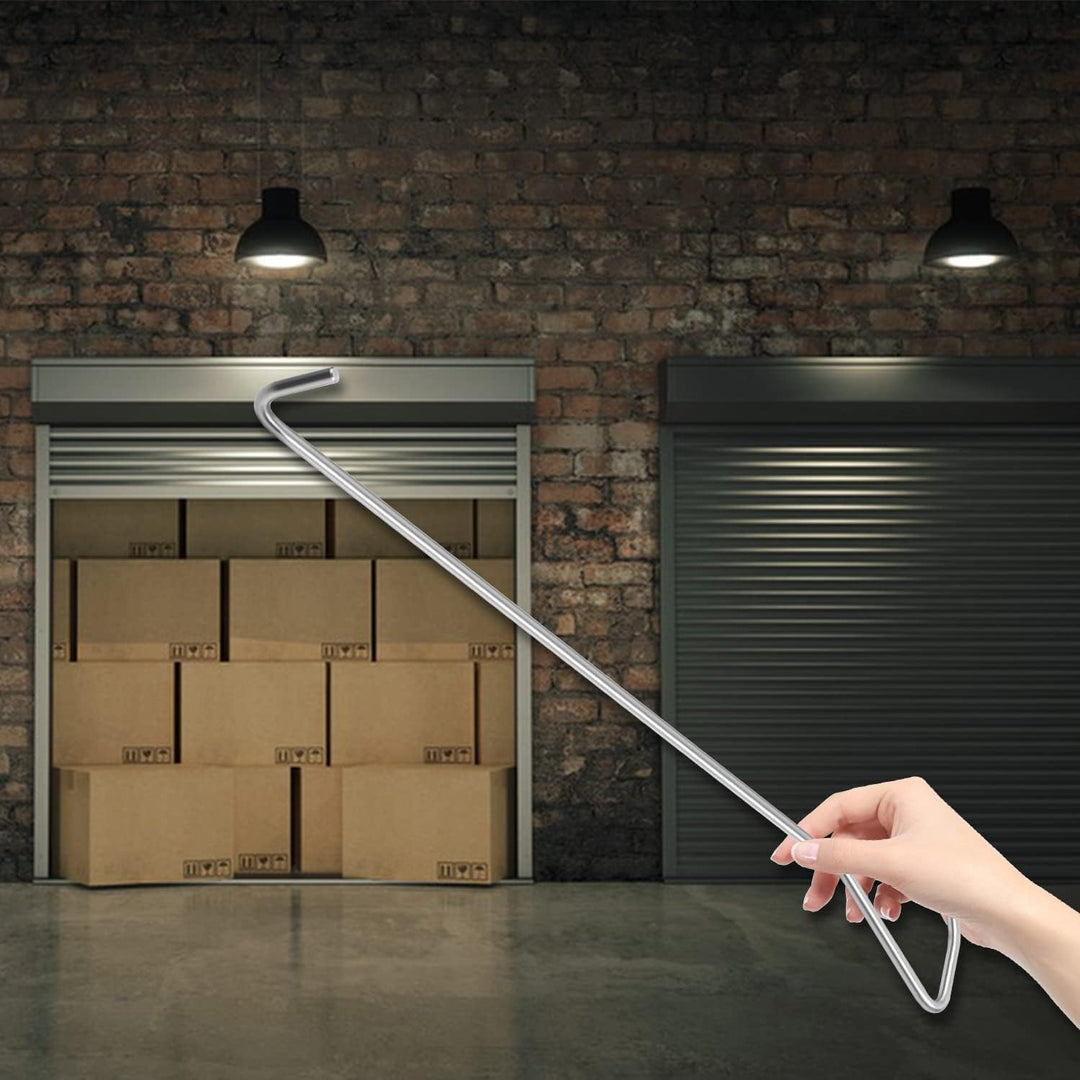 MaxAwe 2 Stk 100cm Edelstahl Kanaldeckelheber, Schachtdeckelhaken Schachthaken Kanalhaken Für Kanald