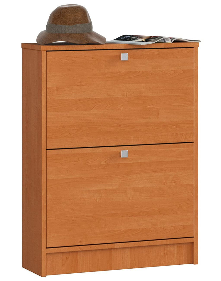 AKORD Schuhschrank mit 2 Schuhkippern | Schuhkipper | Schuhregal geschlossen | Schuhbank | Schuhaufb