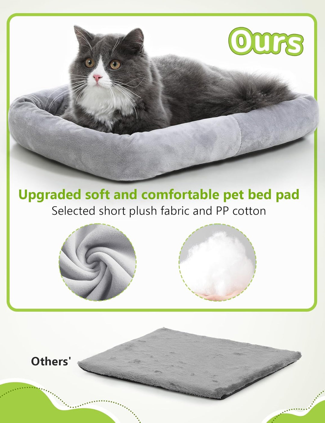 Pecute Transportbox Katze,Katzen Transportboxen mit Haustiernest, Faltbare Katzentasche Transporttas