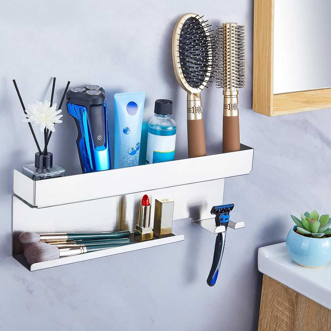 Föhnhalter Wand Ohne Bohren, Föhn und Glätteisen Halterung Für Styler Lockenstab Zubehör, Fönhalteru