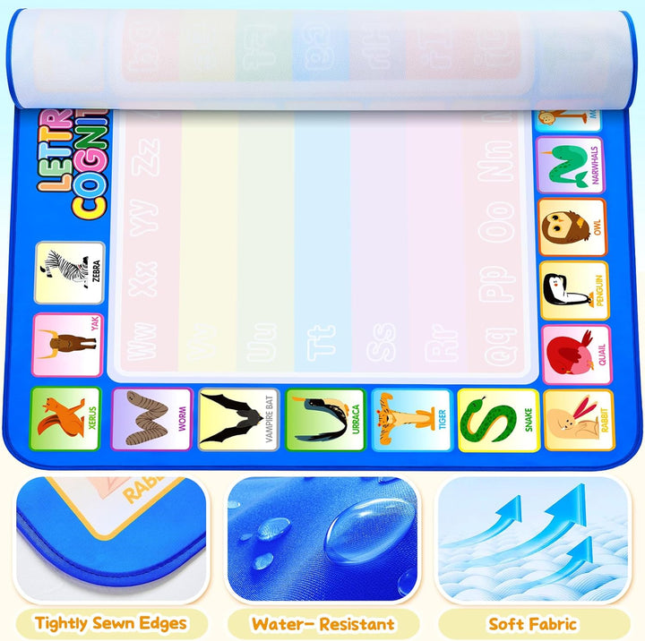 CGBOOM Wasser Doodle Matte, Malmatte 100 * 78cm XL Aqua Drawing Painting Matte, Malmatte Mit Wassers