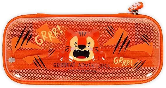 Legami - Wonderwow Federmäppchen, 2 Fächer und Stifthalter innen, Innenfach mit Netzstoff, Reissvers