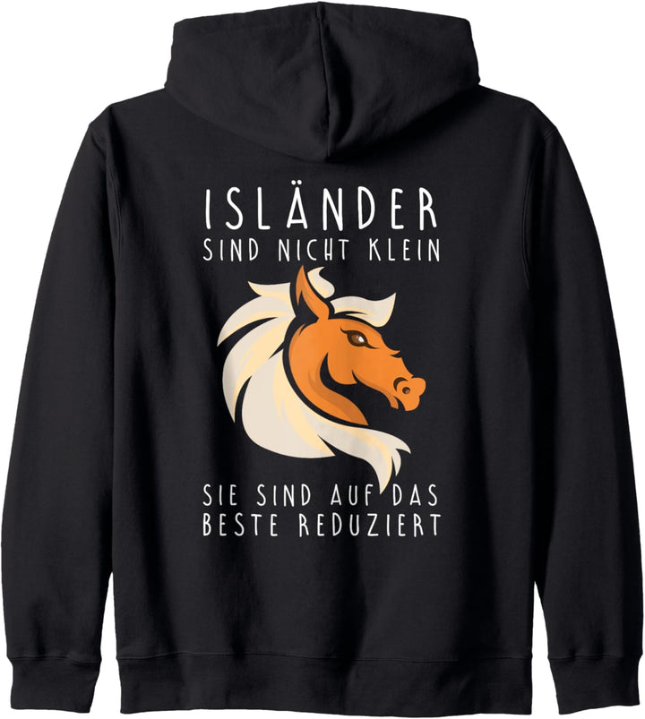 Islandpferd Isländer Island Pony Auf das beste reduziert Kapuzenjacke