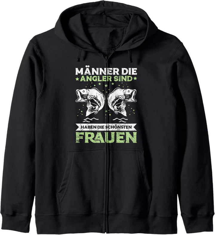 Angeln Männer Die Angler Sind Haben Die Schönsten Frauen Kapuzenjacke