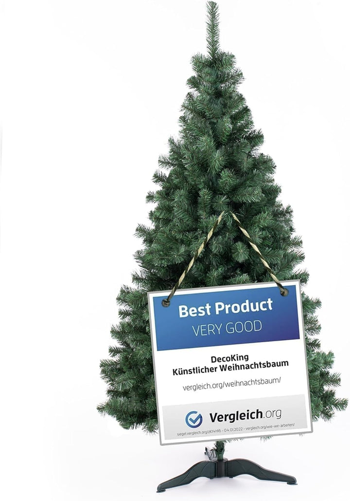 Künstlicher Weihnachtsbaum 120 cm Grün Tannenbaum Christbaum Tanne Unecht Weihnachtsdeko DecoKing Le