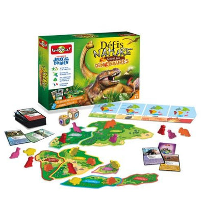 Biova – Grosses Spiel – Dinosaurier – Spiel für Brettspiel ab 7 Jahren – 201056