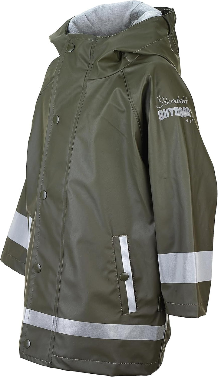 Sterntaler Unisex Kinder Regenjacke Ungefüttert Regenmantel 86 Dunkelgrün, 86 Dunkelgrün