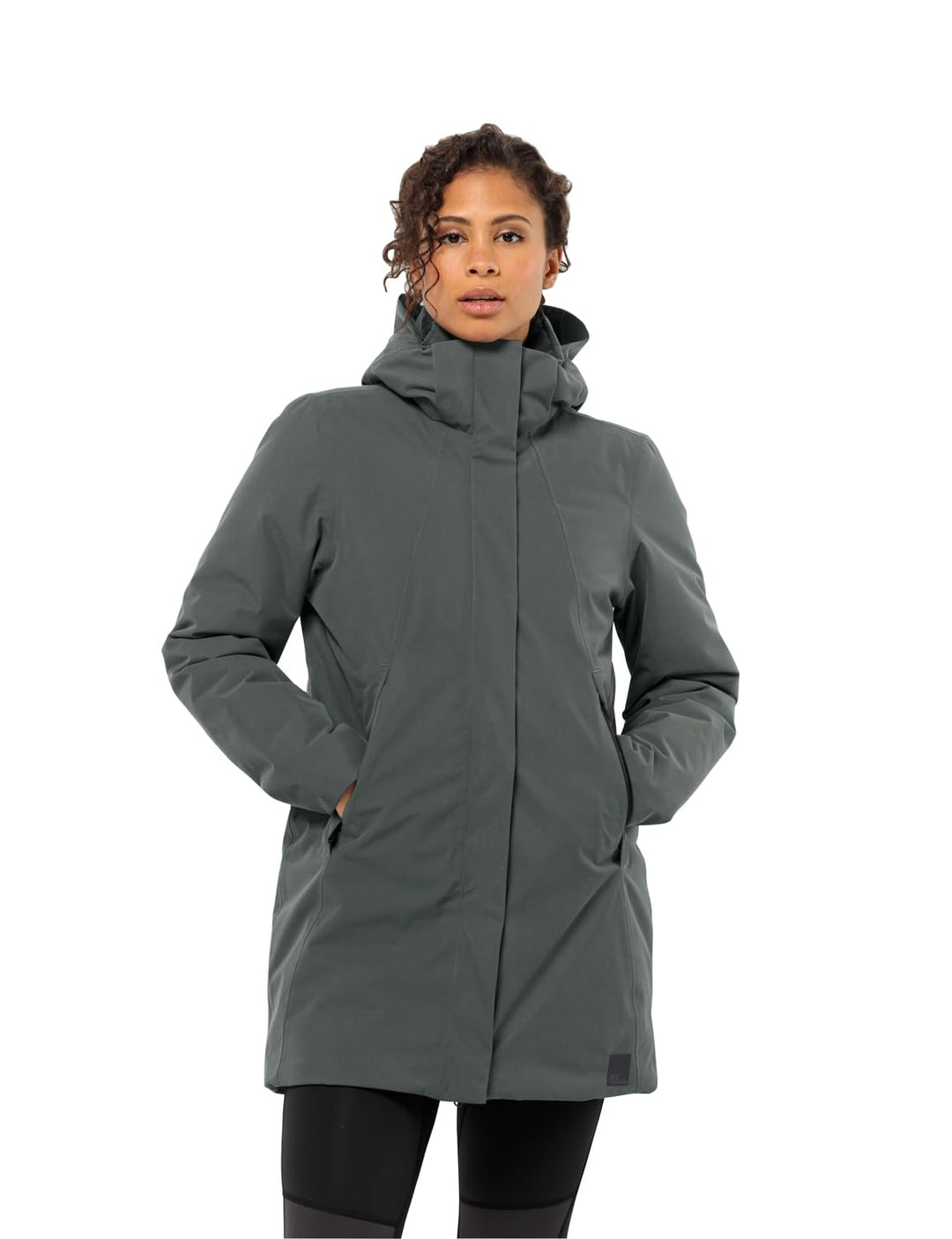 Jack Wolfskin Damen Salier Coat Coat XL slate green, XL slate green