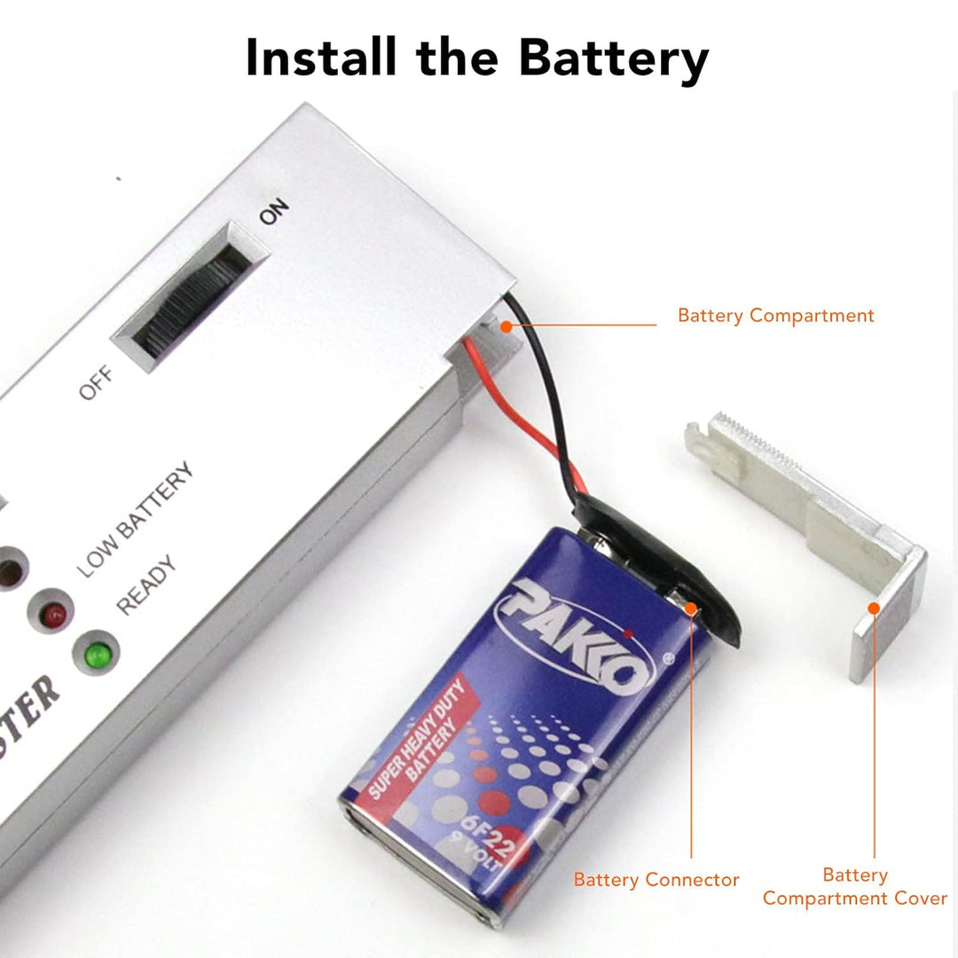 Professioneller Moissanit Tester Stift mit LCD und LED Anzeige, Hochpräziser Diamant Detektor, ABS M