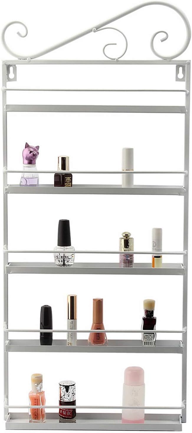 5-Tier Nagellack Regal Metall Kosmetik Aufbewahrung Nagellackregal Wandregal für Tonie Ätherisches Ö