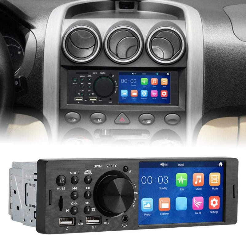 Auto MP5 Player Video Empfänger Bluetooth Musik Player, 4 Zoll Auto Bluetooth MP5 HD Touchscreen Ste