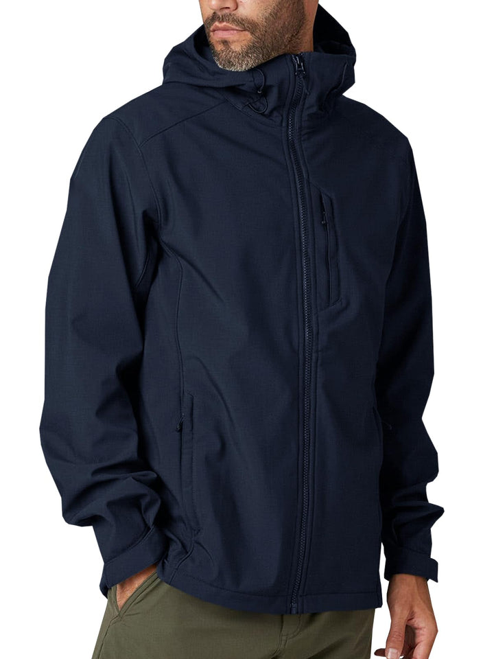 Runcati Herren Regenjacke Leichte Kapuzenjacke Windbreaker Wasserdicht Aussenbereich Sport Wandern R