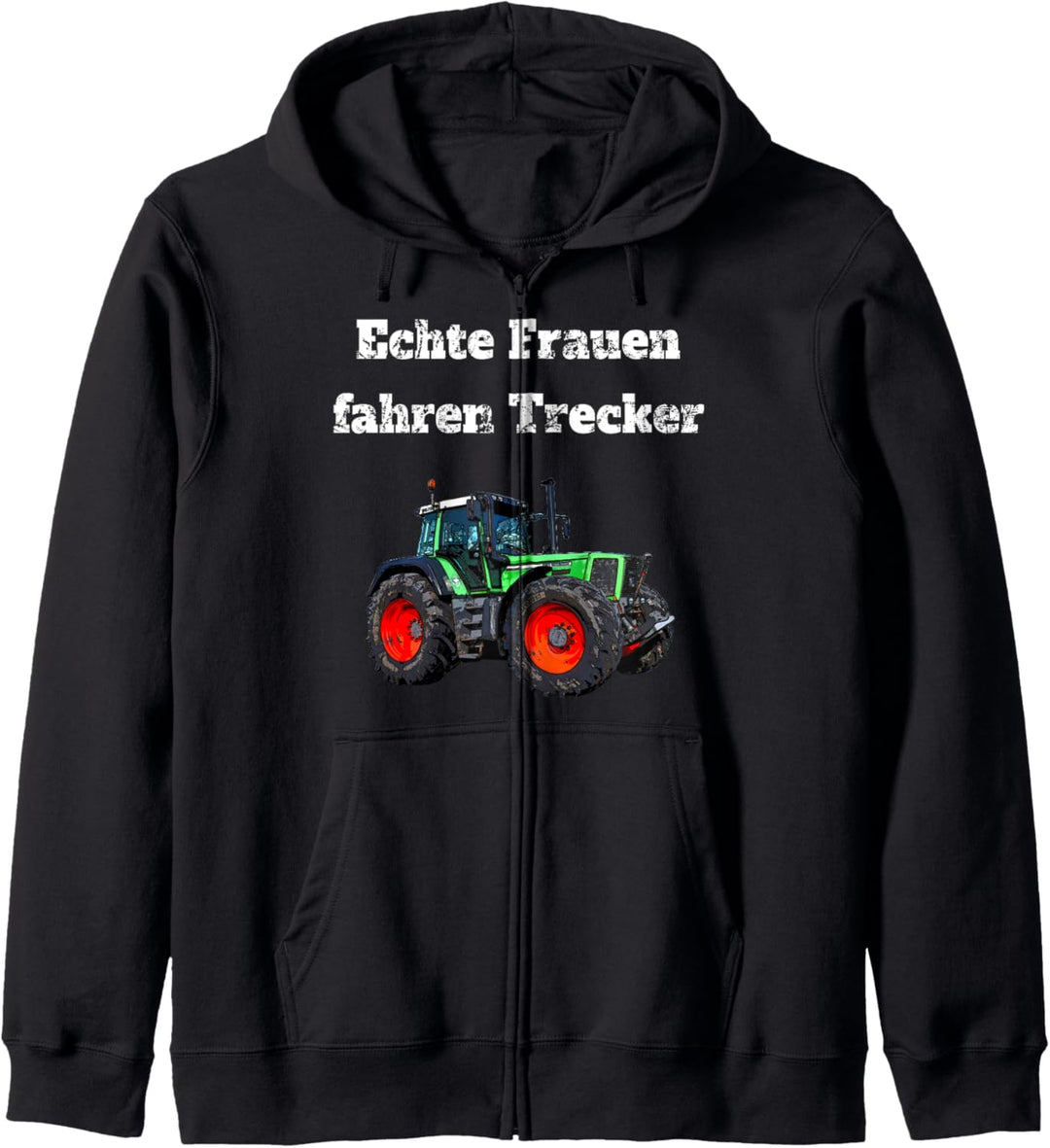 Landwirtin Traktor Trecker Landwirtschaft Frauen Geschenk Kapuzenjacke