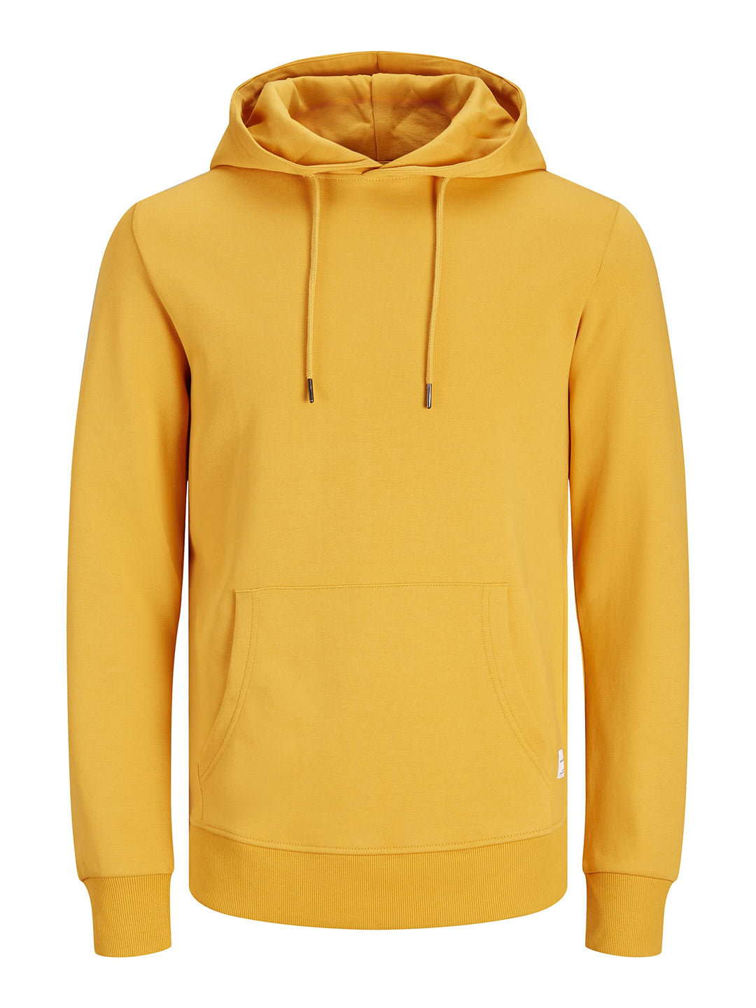 JACK & JONES Male Kapuzenpullover Einfarbig Kapuzenpullover S Golden Orange, S Golden Orange