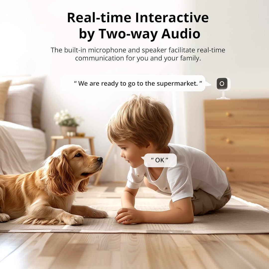SONOFF CAM-S2 Indoor Security 2.4GHz WiFi Smart Überwachungskameras, 1080P HD, Ultra Clear Night Vis