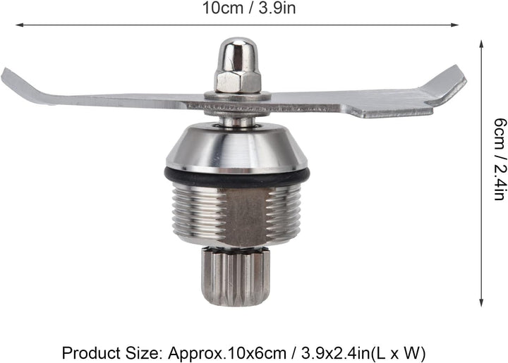 Mixer Messer Ersatz, 2-Blatt Entsafter Ersatzmesser, Mixer Ersatzteile, Kompatibel mit Blender Advan