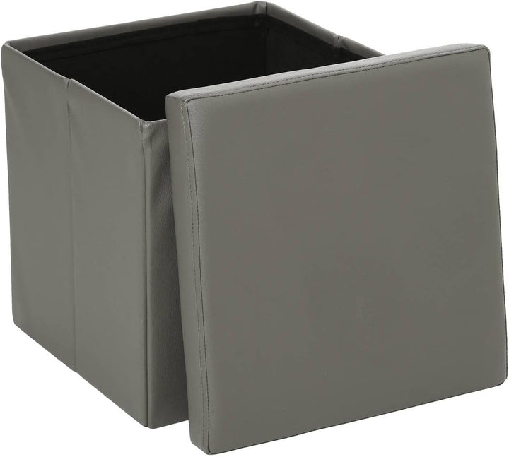 Klappbarer Sitzsack grau - Grau - Atmosphera créateur d'intérieur Grau Taupe, Grau Taupe