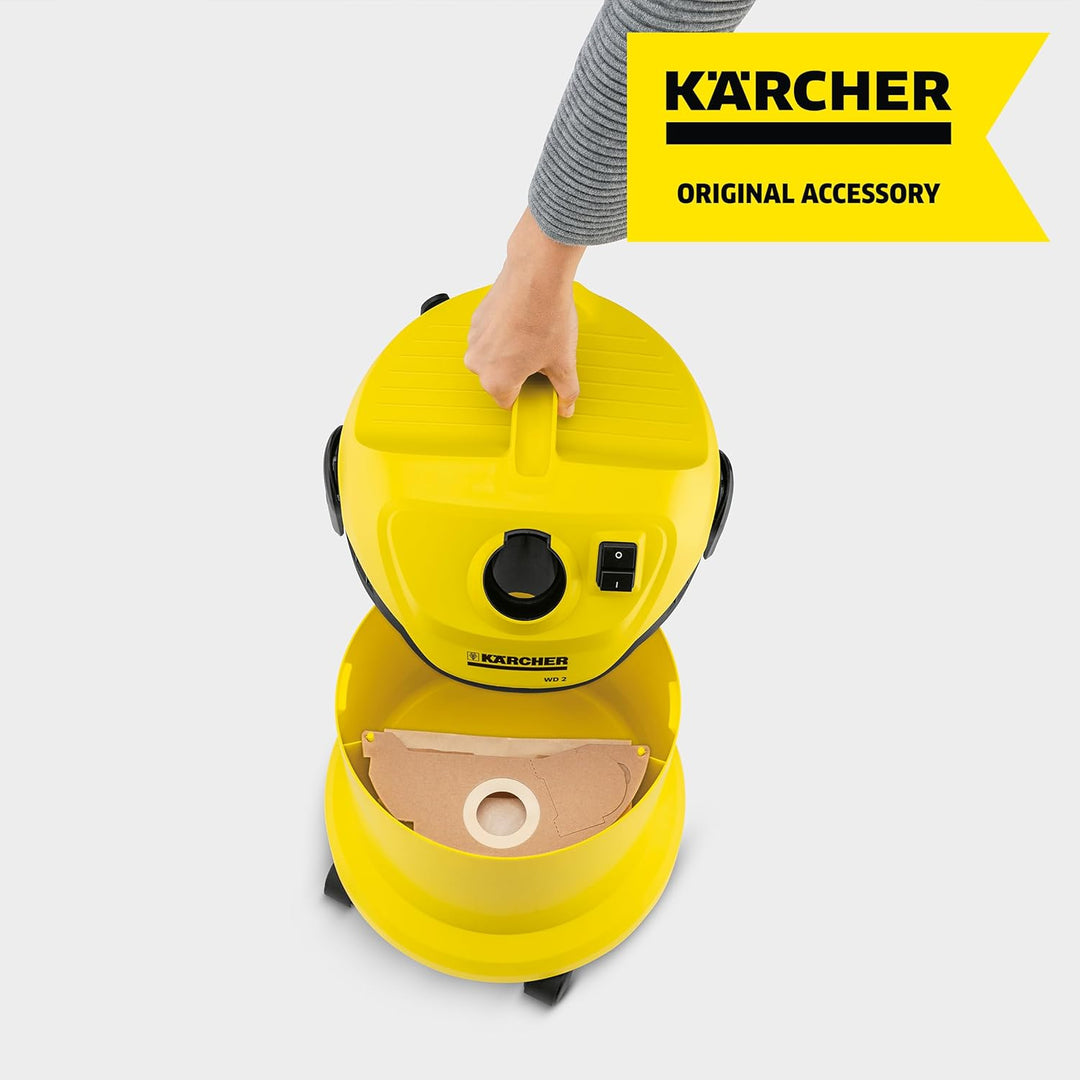 Kärcher Original Papierfilterbeutel KFI 222: 5 Stück, 2-lagig, Artikelnummer 6.904-332.0