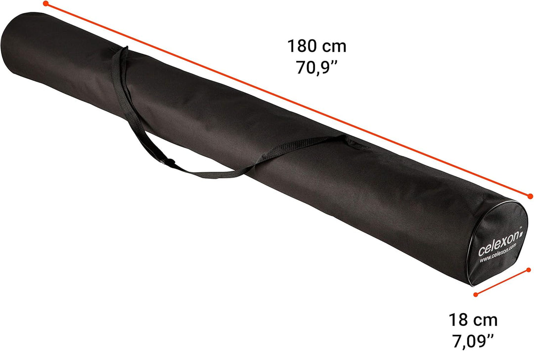 celexon Nylon-Leinwand-Tasche für celexon Stativ-Leinwände Tuchbreite 158 cm - Masse: 180x18cm - Sch