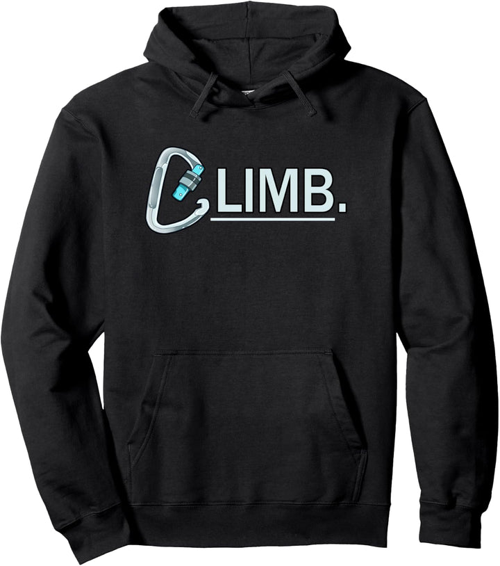Klettergeschenk Felskletterer Pullover Hoodie