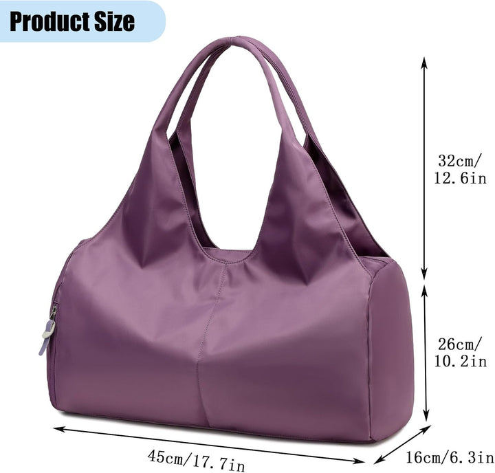 Sporttasche für Damen und Herren mit Schuhfach & Nassfach Weekender Reisetasche Freizeit Handtasche