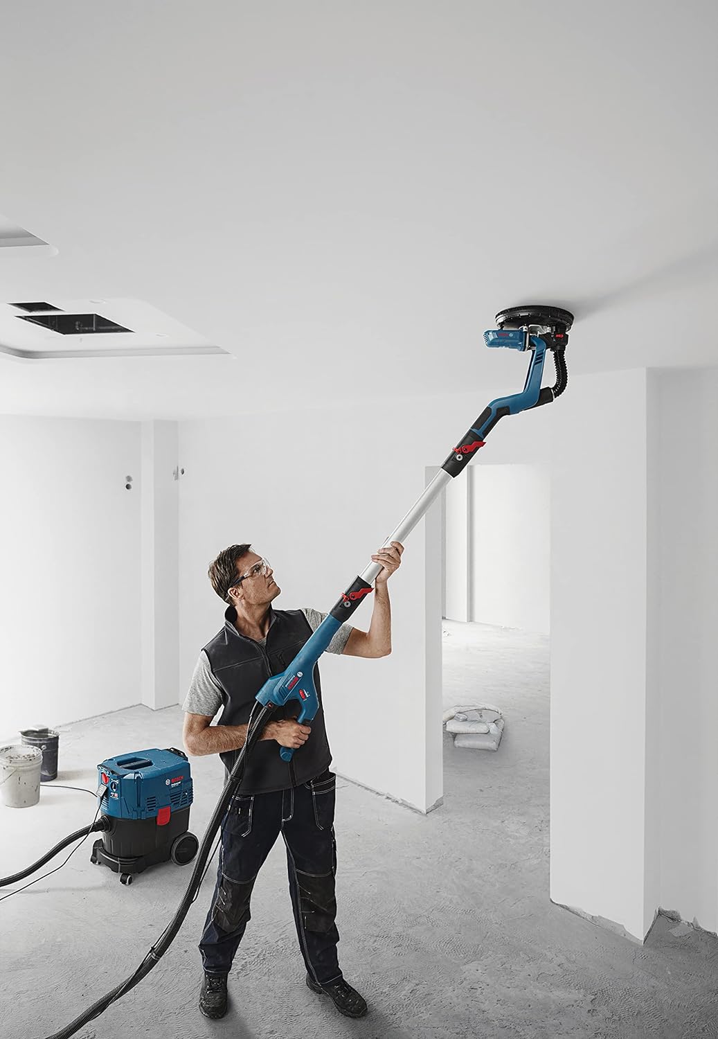 Bosch Professional 1x Schleifteller-Set Ø 215 mm (Stützteller und Schleiftellerschoner für Bosch Pro