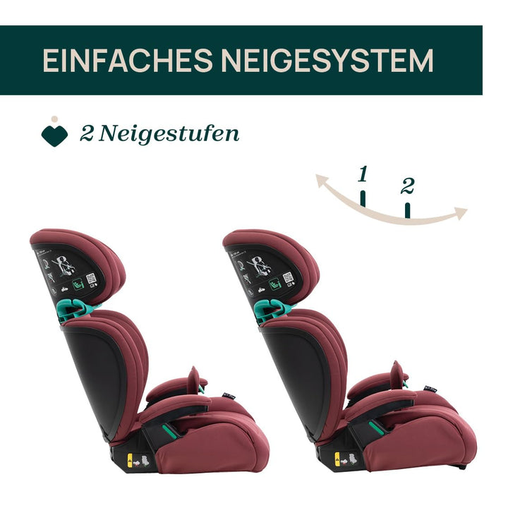 Chicco Quizy Lite i-Size, Kinderautositz 3-12 Jahre (100-150 cm), Gewicht 15-36 kg, einfach zu monti