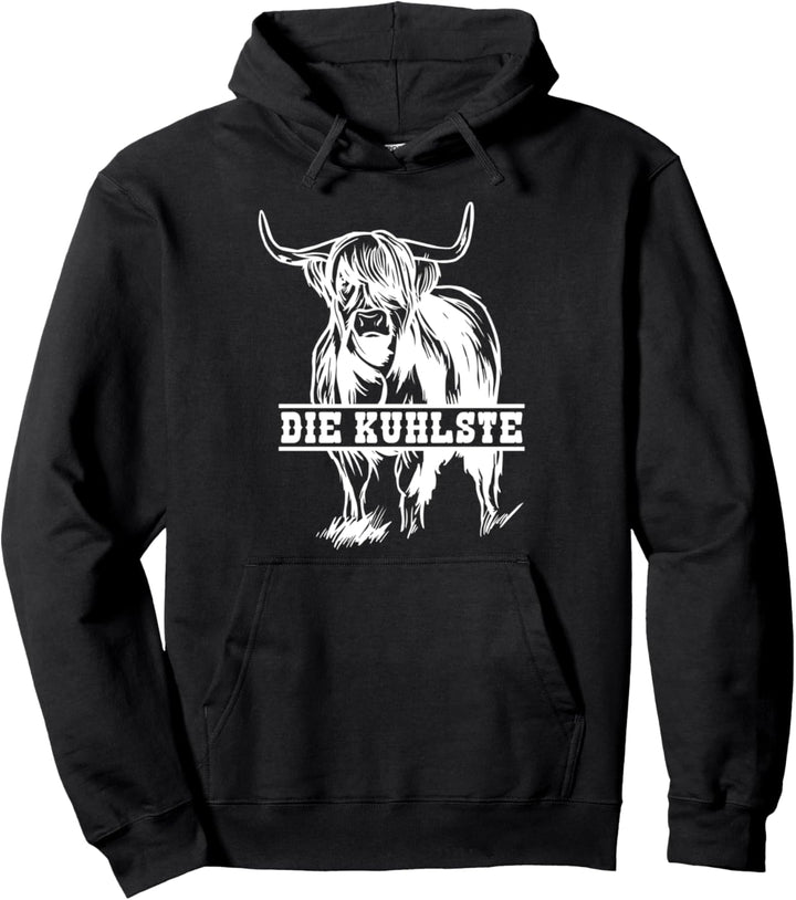 Schottisches Hochlandrind Die Kuhlste - Landwirte Rind Kuh Pullover Hoodie