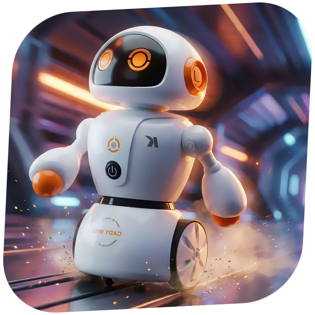 RC Ferngesteuerter Roboter m. Tanz-, Musik- u. Soundfunktion 23cm, LED-Display, KI Labyrinth Maze-Mo