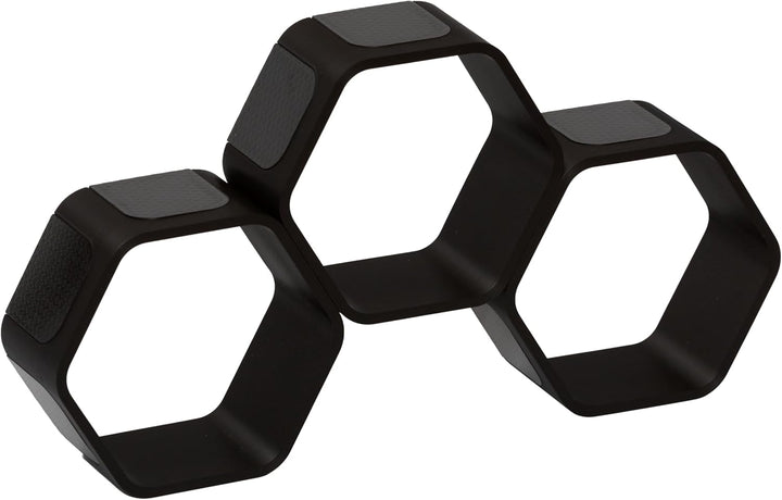 Regal für Hörfiguren (z.B. Tonie Figuren) - 3D Druck - Modulares Design (schwarz, Basic) Schwarz Bas