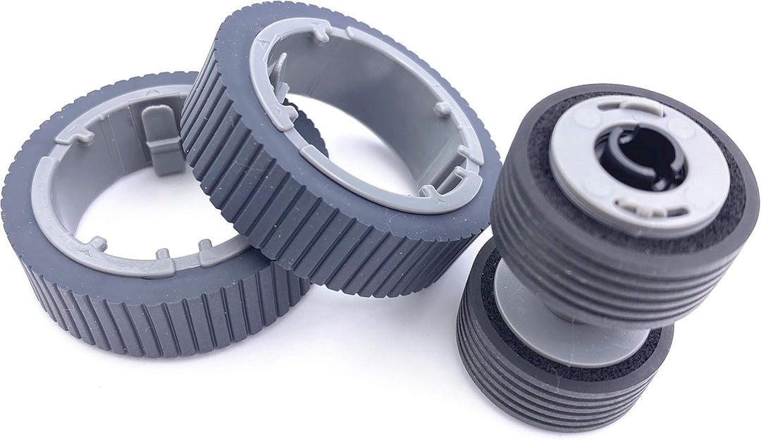 OKLILI PA03670-0001 PA03670-0002 Verbrauchsmaterialien-Set: Pick Roller + Bremsrolle für den Fujitsu