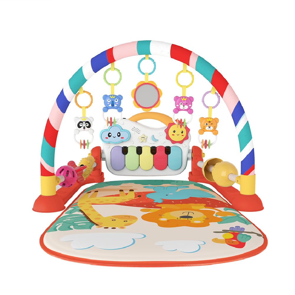 Eners Baby Spielbogen Baby Spieldecke mit Spielmatten Musikalisches Aktivitätszentrum Pädagogisches