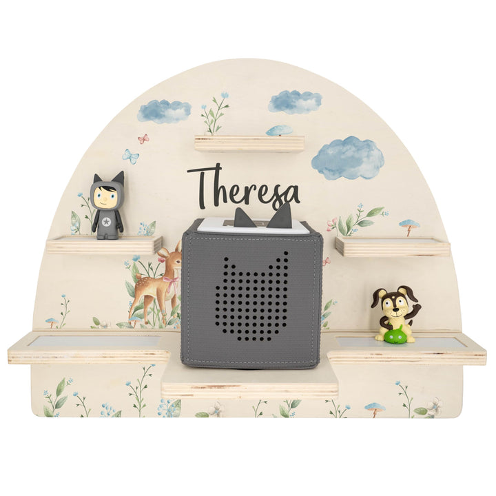 Geschenkfreude Personalisiertes Toniebox Wandregal Kinder - REH